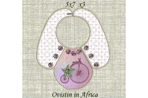 A Delicate Seasonal Gift: Pink Bicycle Baby Bib Review