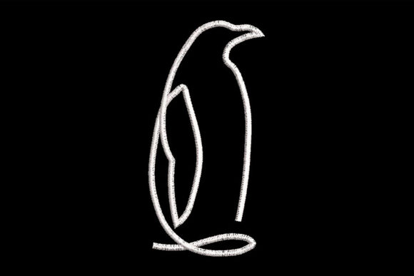 A Minimalist Penguin Design for Boutique Apparel