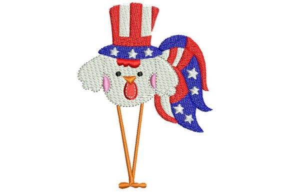 A Real-World Review of the 4th July Roosters 02 Embroidery Design