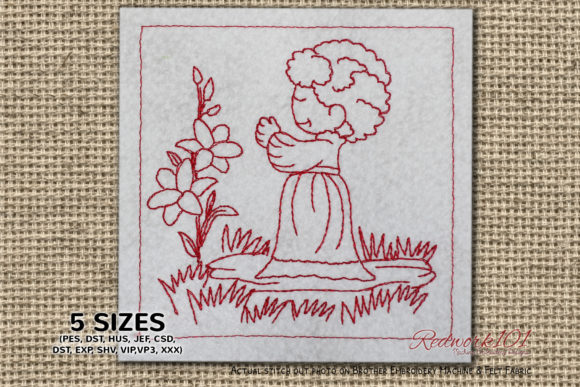 A Sweet Embroidery Design for Personalized Keepsakes