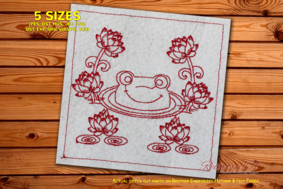 Cute Frog Design for Personalized Baby & Gift Projects