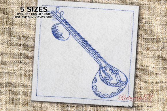 Designing with a Sitar Embroidery File for Boutique Apparel