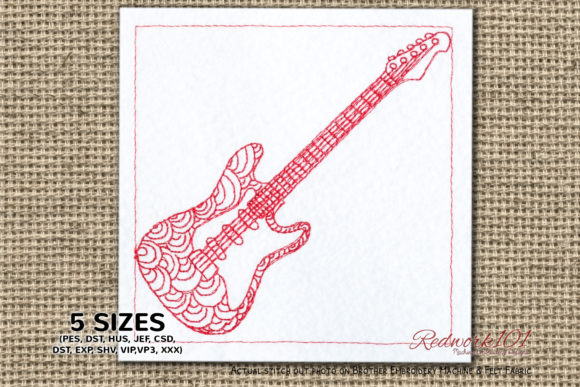 Electric-Guitar Redwork: A Seasonal Design Review for Holiday Creators