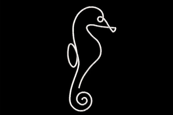 Evaluating the Minimalistic One Line Seahorse for Your Craft Fair Booth