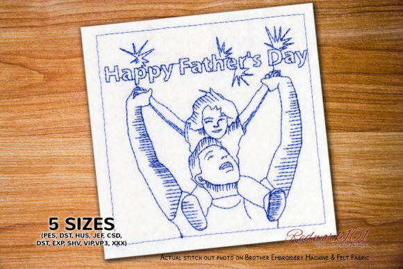 Girl with Father: A Craft Fair Embroidery Design Review