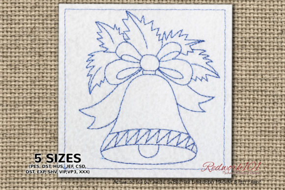 Reviewing the Big Christmas Bell Lineart for Boutique Sweatshirts