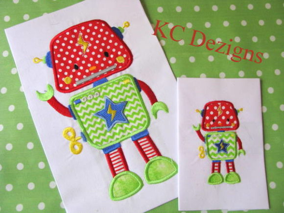 The Sweet Charm of Robot Girl Embroidery for Personalized Gifts